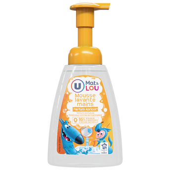 Image de U
Mousse lavante mains Abricot