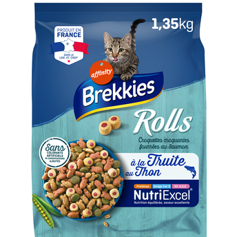 Image de Croquettes Chat Délice Poissons BREKKIES