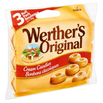 Image de Caramels durs WERTHER'S Original, 3 rouleaux