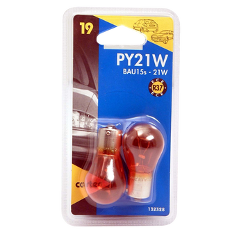 Image de Lampe XLTECH Poirette, 12v/21w, PY21W BAU15s, ambré, 2