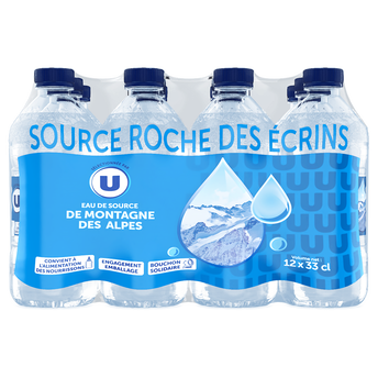 Image de U
Eau de source des montagnes des Alpes  12 bouteilles de