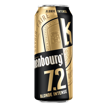 Image de Bière blonde KRONENBOURG, 7,2° - Canette