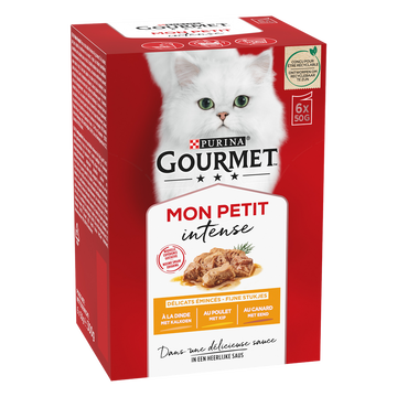 Gourmet Gourmet Mon Petit Volaille,pour Chat Adulte Sachets Repas 6x50g