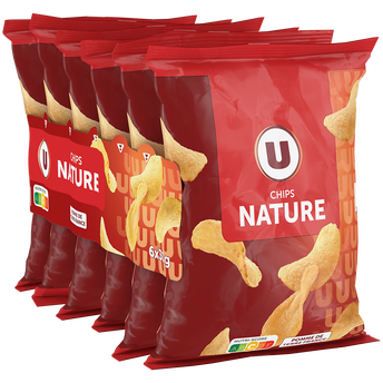 Image de U
Chips nature multipack  6x30g
