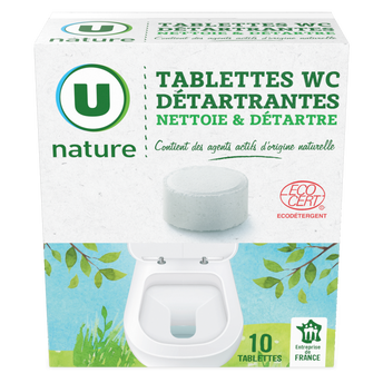 Image de U NATURE
Tablettes wc détartrantes