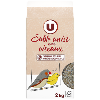 Image de U
Gravier anisé tetrapack pour fond de cage oiseaux