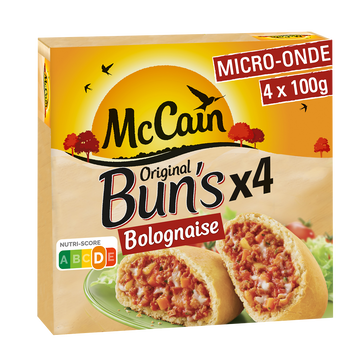 Mc Cain Bun's À La Bolognaise Mc Cain, 400g