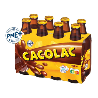 Image de Boisson lactée chocolat source de calcium CACOLAC - 8x20