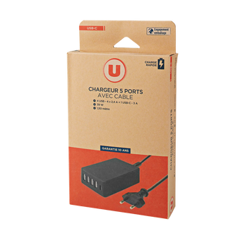Image de U
Chargeur 5 Ports Avec