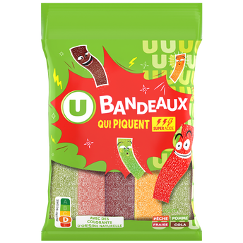 Image de U
Bonbons longs gélifiés qui piquent