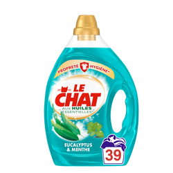 Lessive Huiles Essentielles Proprete Et Hygiene Le Chat 1 95l Super U Hyper U U Express Www Coursesu Com