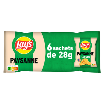 Image de Chips Paysannes Saveur Nature - LAY'S - Multipack