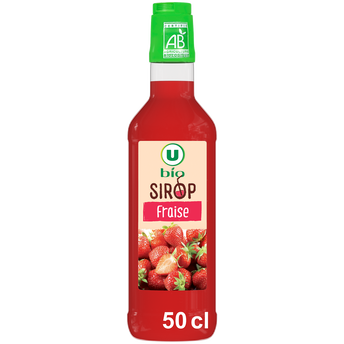Image de U BIO
Sirop de fraise  bouteille de