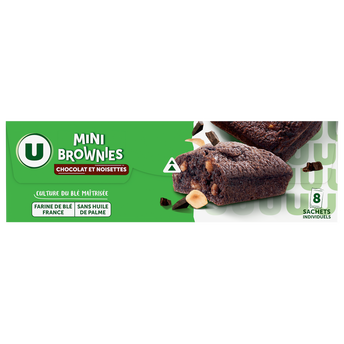 Image de U
Mini brownie noisette et pépites de chocolat
