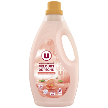 Image de U
Adoucissant dilué velours de pêche  flacon de