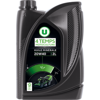 Image de U
Huile 20w40 2l - Pour moteur 4 temps
