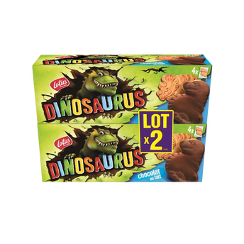 Image de Gâteaux original chocolat lait DINOSAURUS LOTUS, 450g format