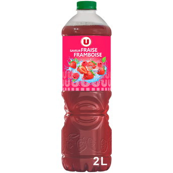Image de U
Boisson aux jus à base de concentrés aromatisée fraise framboise