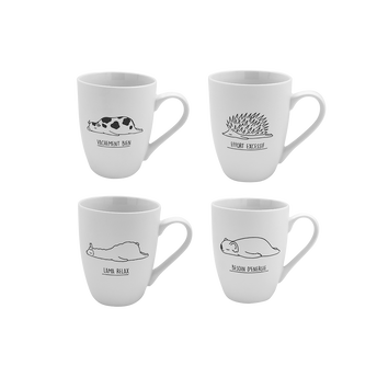 Image de Mug bombe en porcelaine 34cl mat