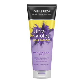 Image de Soin cheveux démêlant ultra violet pour blondes JOHN FRIEDA