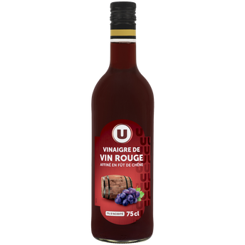 Image de U
Vinaigre de vin rouge affiné en fût de chêne 7° bouteille en