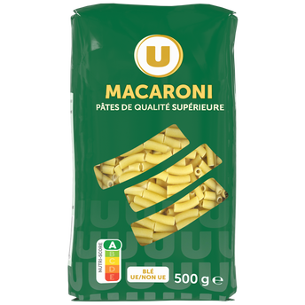 Image de U
Macaroni qualité supérieure, paquet cello de