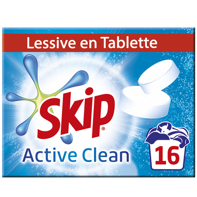 Skip Lessive Tablettes Active Clean 32 Lavages - 960 g