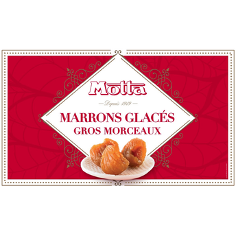 Image de Marrons glacés en gros morceaux MOTTA, ballotin de