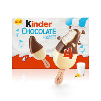 Image de KINDER Bâtonnets glacés chocolat X4