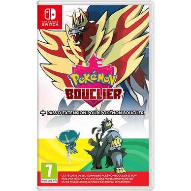 Jeu NINTENDO switch - Pokémon bouclier + pass d'extension pour  Pokémonbouclier - Super U, Hyper U, U Express 