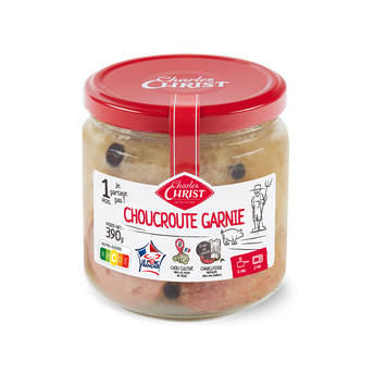 Image de Choucroute garnie Christ 44,6O cl Boîte de