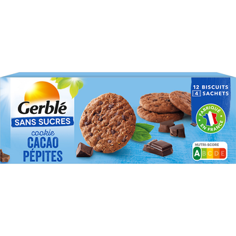 Image de GERBLE - Cookie Cacao Pépites Sans Sucres