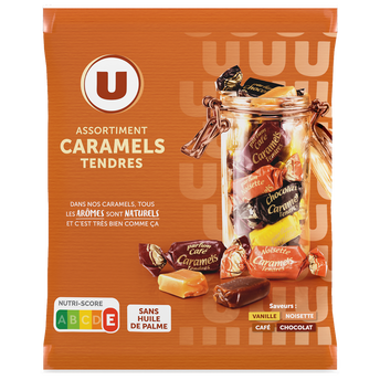 Image de U
Assortiment de bonbons au caramel tendre  paquet de