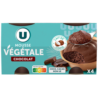 Image de U
Mousse végétale chocolat