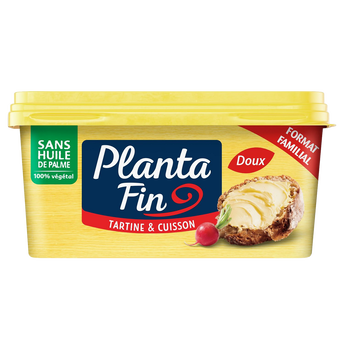Image de Margarine sans huile de palme 100% végétale doux 59%MG PLANTA FIN