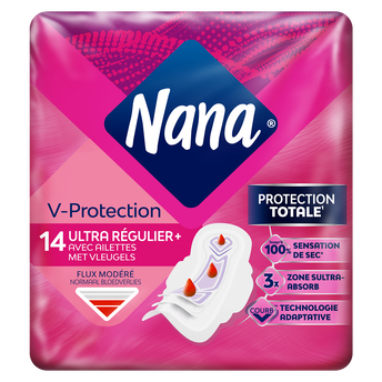 Image de Serviettes hygiéniques ultra régulier plus NANA