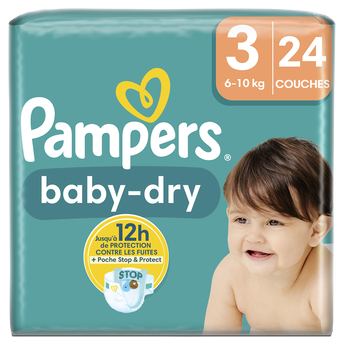 Image de Pampers Baby Dry Couches PAQUET S3