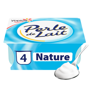 Image de Yaourt brassé nature PERLE DE LAIT