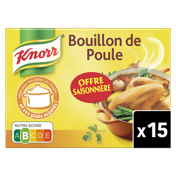 Image de Bouillon poule KNORR, 15 tablettes soit
