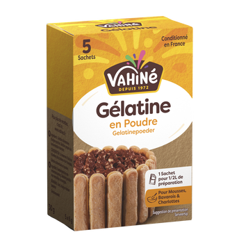 Image de Gélatine poudre etui VAHINE 5 sachets
