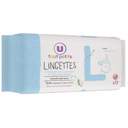 Lingettes Classiques Pour Bebe Tout Petits U X72 Super U Hyper U U Express Lingettes Classiques Pour Bebe Tout Petits U X72 Super U Hyper U U Express
