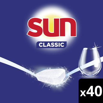Image de Pastilles lave vaisselle Clean Boost  classique SUN, 40 doses