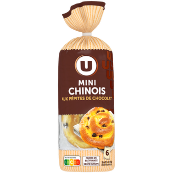 Image de U
Mini chinois aux pépites de chocolat x6