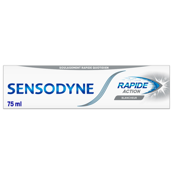 Image de Dentifrice rapide action blancheur, SENSODYNE, tube de