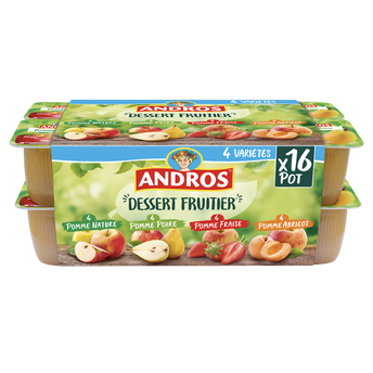 Image de Compote Panaché ANDROS  -  16 pots de