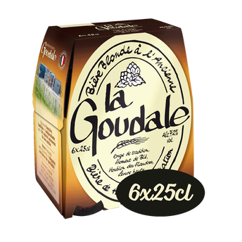 Image de Bière blonde à l'ancienne LA GOUDALE 7,2°