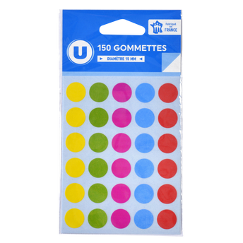 Image de U
Pastilles autocollantes 15mm