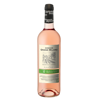 Image de Vin IGP rosé de pays du Gard bio Domaine du Grand Milord, bouteillede