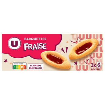 Image de U
Gâteau Barquette à la fraise - paquet