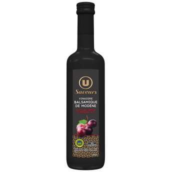 Image de U SAVEURS
Vinaigre balsamique 6°, bouteille en verre de